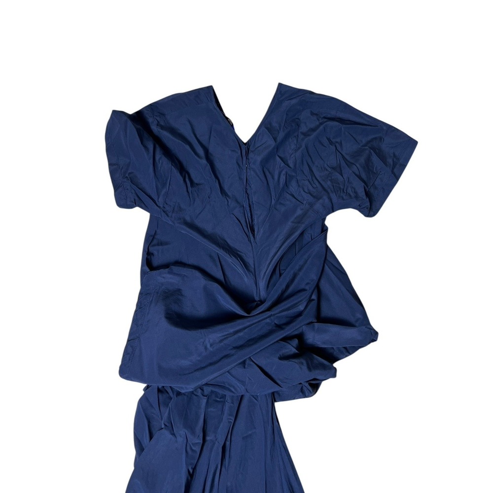 Proenza Schouler Sidney Dress Silk Blend Maxi Blue Size 2 $1390 *READ FLAW* - Picture 13 of 14